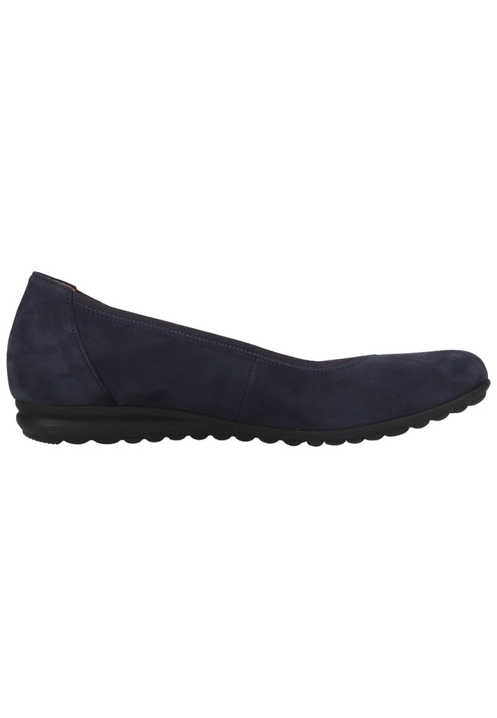 Gabor Ballerinas Nubukleder Blau - surf4shoes