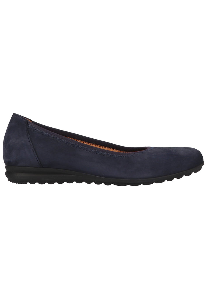 Gabor Ballerinas Nubukleder Blau - surf4shoes