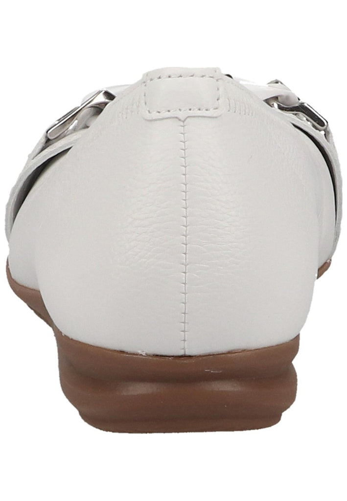 Gabor Ballerinas Leder Weiß - surf4shoes