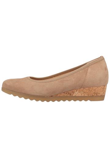 Gabor Pumps Samt Sand - surf4shoes