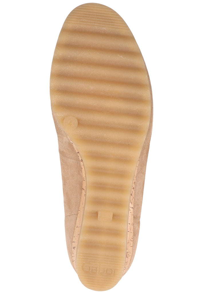 Gabor Pumps Samt Sand - surf4shoes