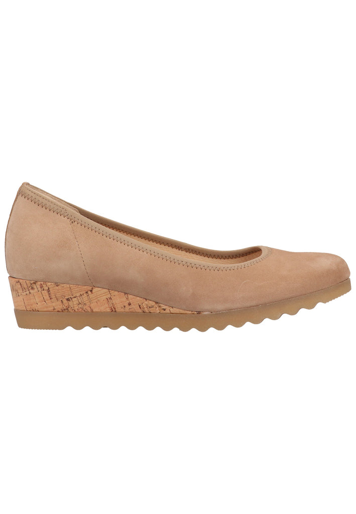 Gabor Pumps Samt Sand - surf4shoes