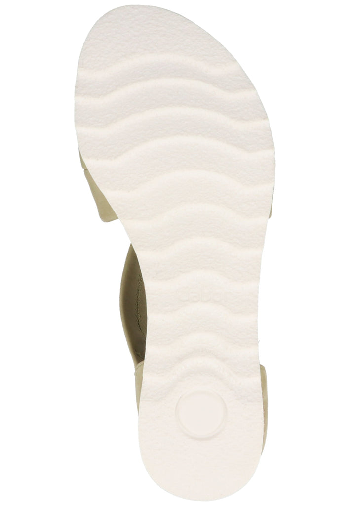 Gabor Sandalen Nubukleder Grün - surf4shoes