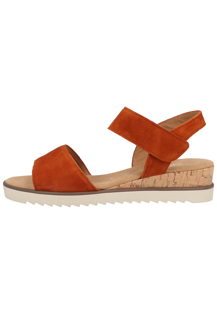 Gabor Sandalen Veloursleder Rost - surf4shoes