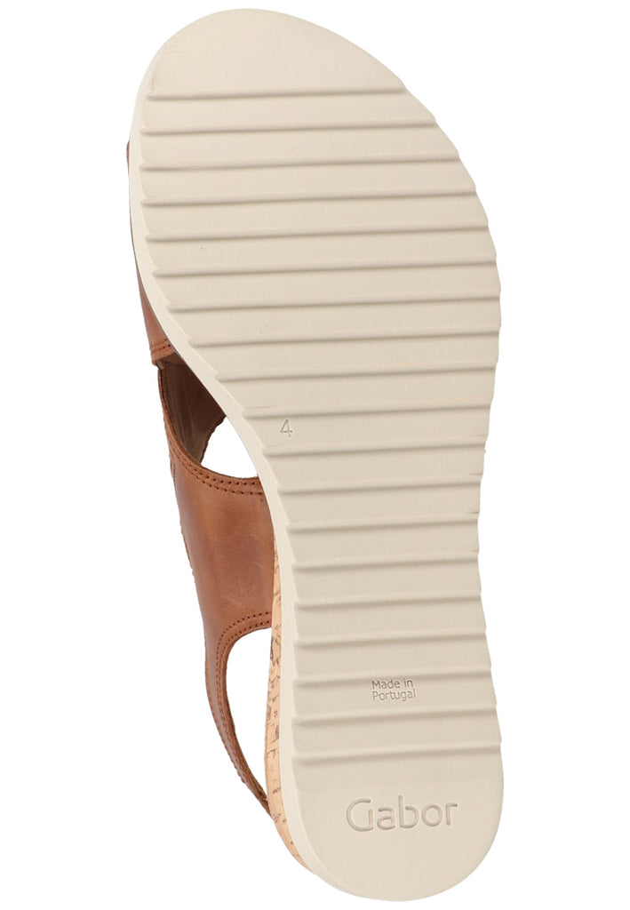 Gabor Sandalen Leder Braun - surf4shoes