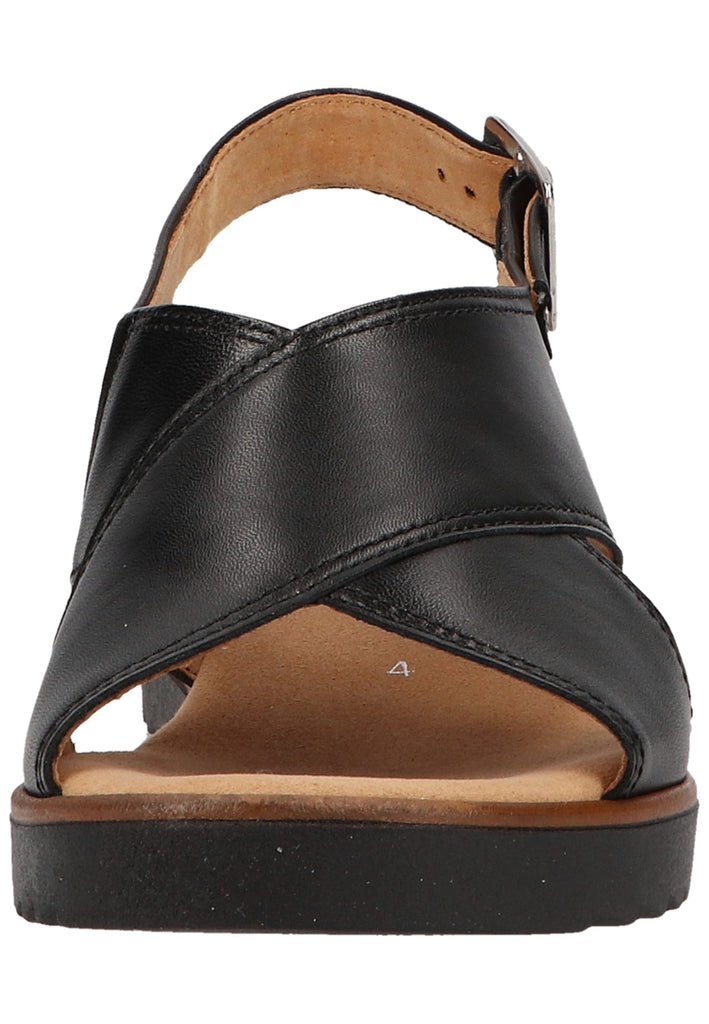 Gabor Sandalen Leder Schwarz - surf4shoes