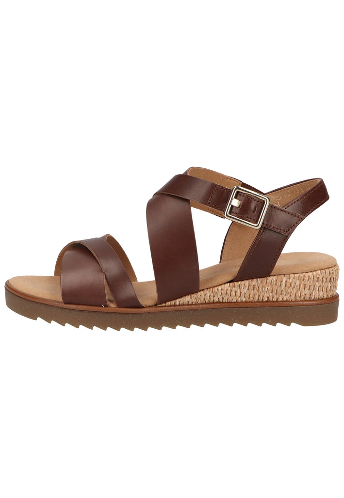 Gabor Sandalen Leder Braun - surf4shoes