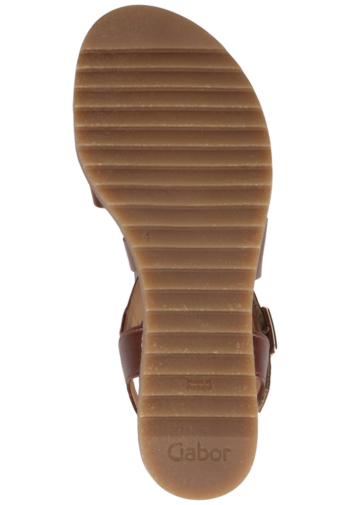 Gabor Sandalen Leder Braun - surf4shoes