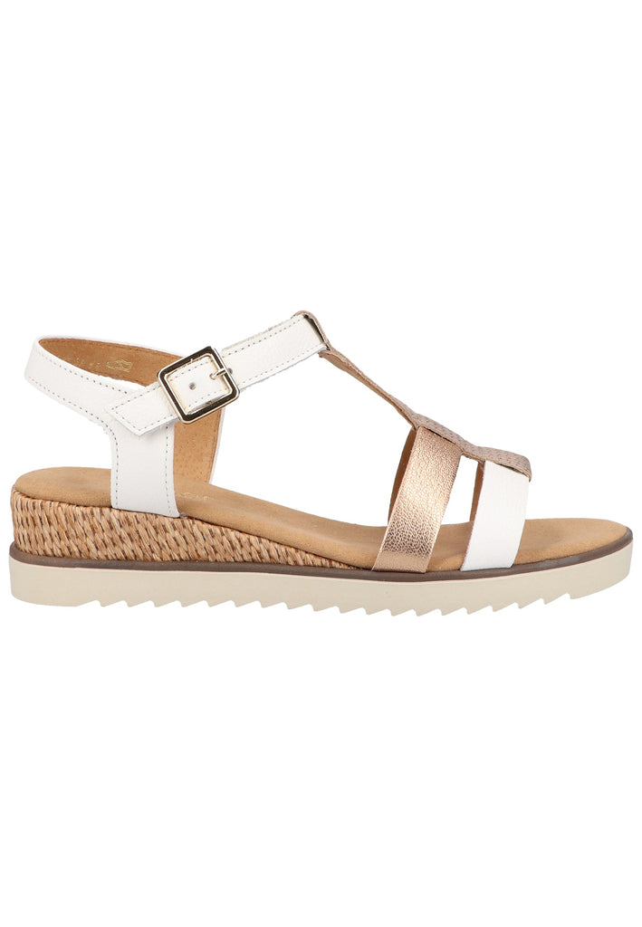 Gabor Sandalen Leder Weiß - surf4shoes