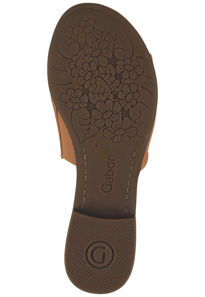 Gabor Pantoletten Leder Cuoio - surf4shoes