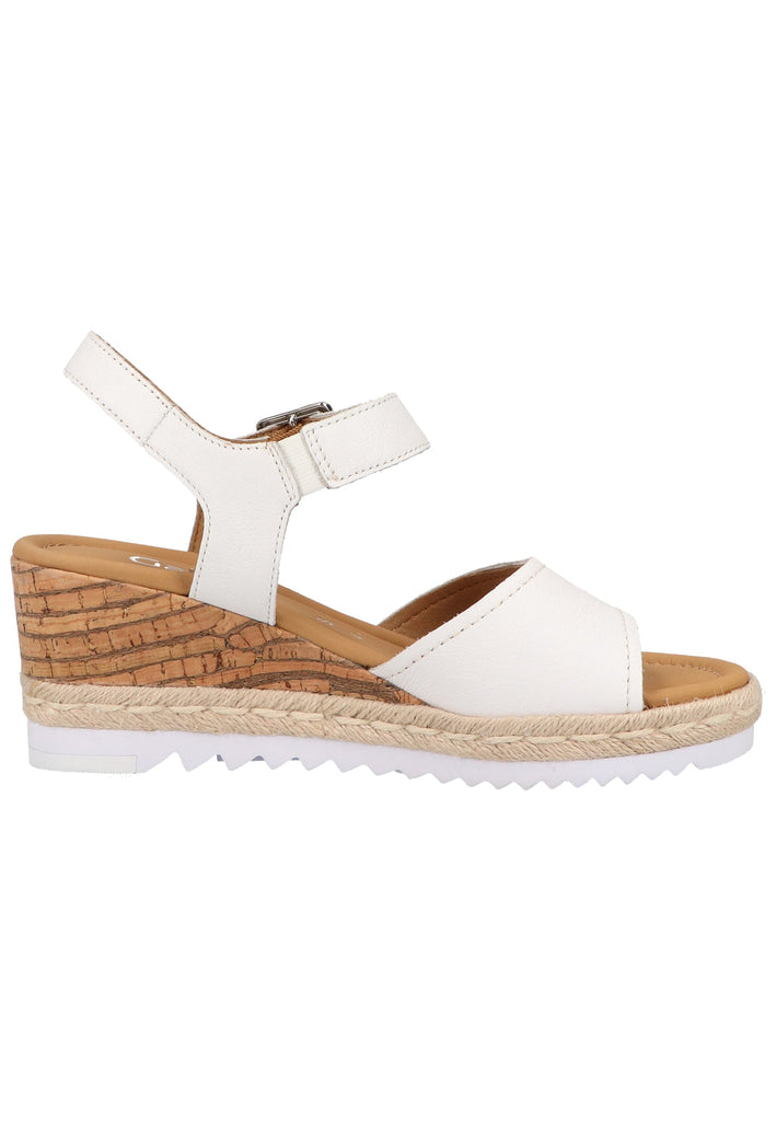 Gabor Sandalen Leder Weiß - surf4shoes