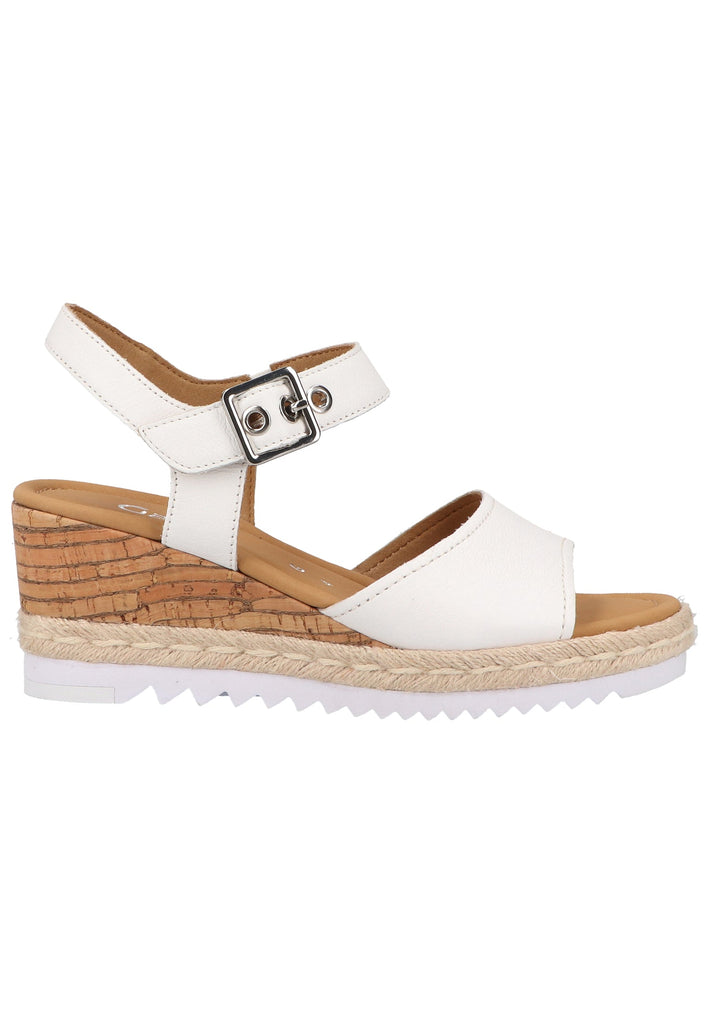 Gabor Sandalen Leder Weiß - surf4shoes