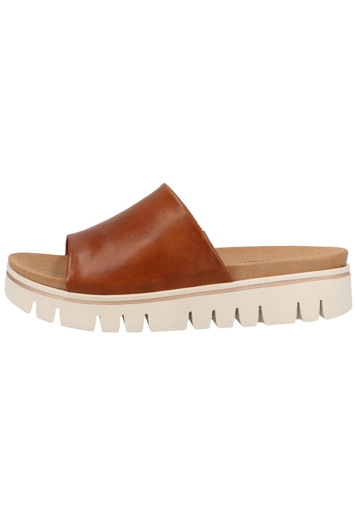 Gabor Pantoletten Leder Braun - surf4shoes