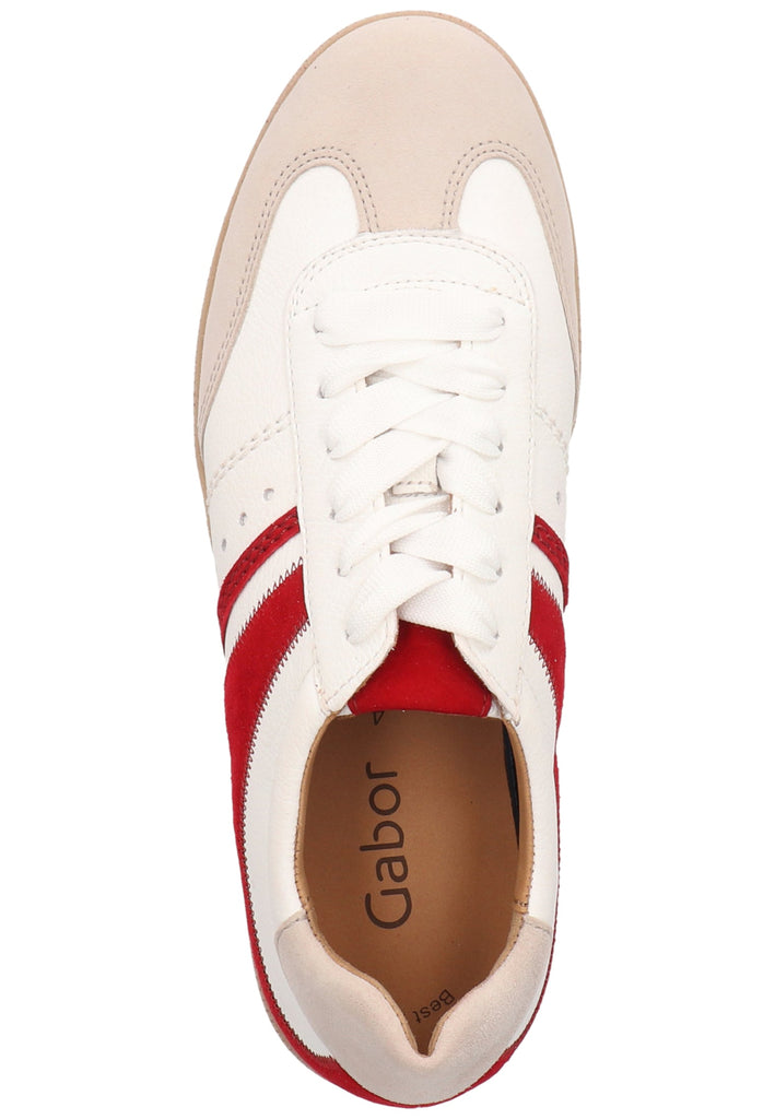 Gabor Sneaker Veloursleder Vanille - surf4shoes