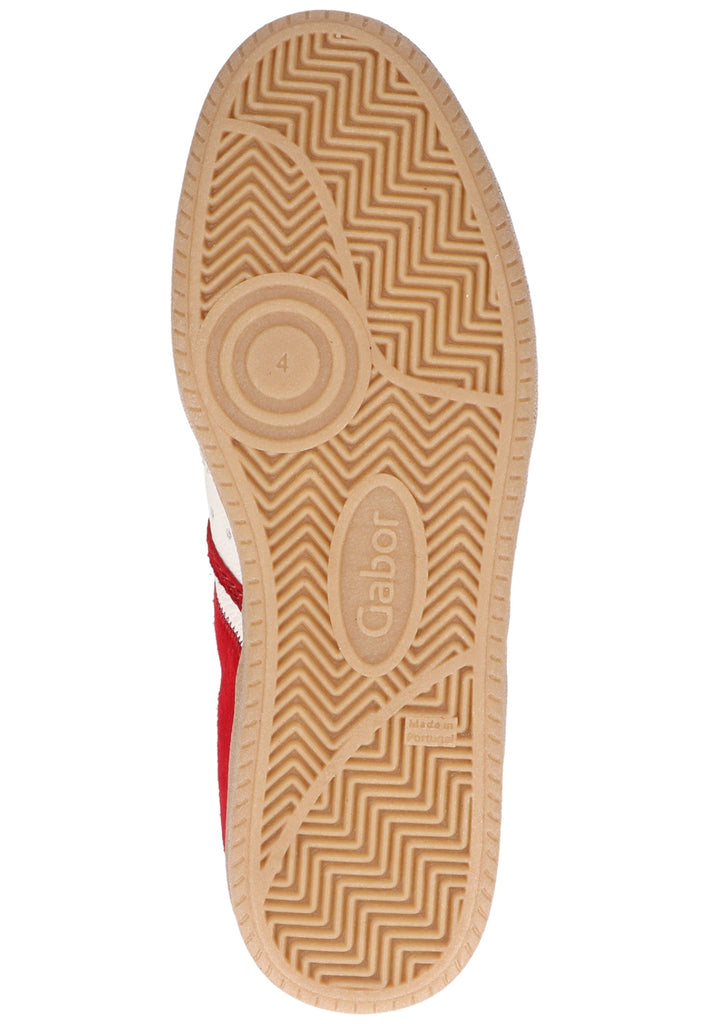 Gabor Sneaker Veloursleder Vanille - surf4shoes