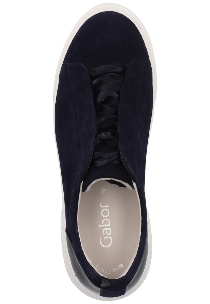 Gabor Sneaker Veloursleder Blau - surf4shoes