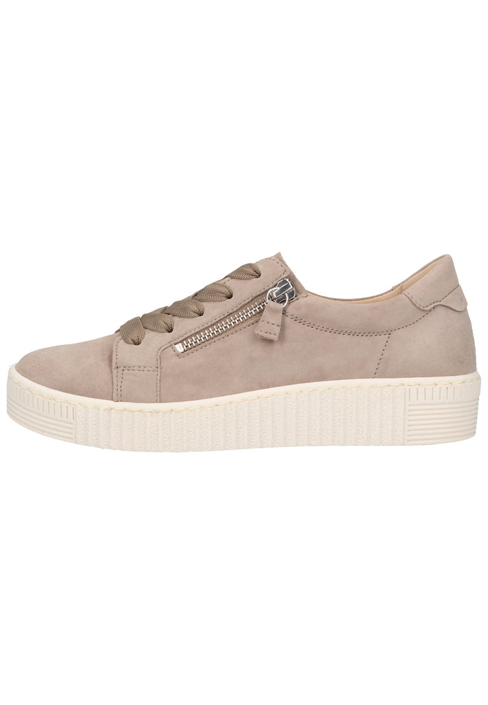 Gabor Sneaker Veloursleder Beige - surf4shoes