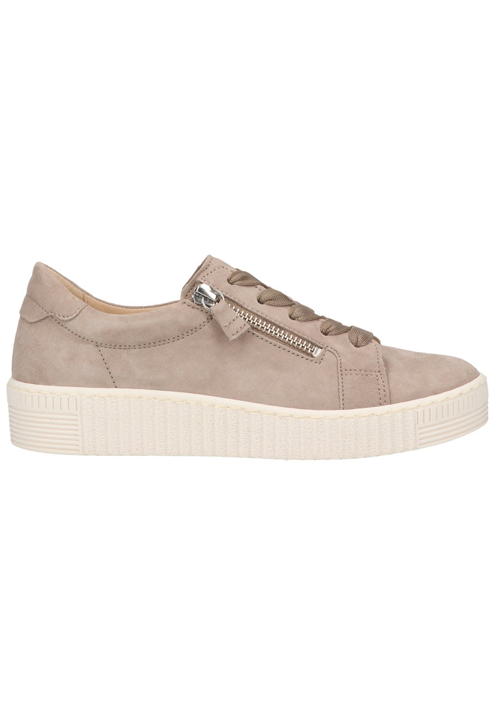 Gabor Sneaker Veloursleder Beige - surf4shoes