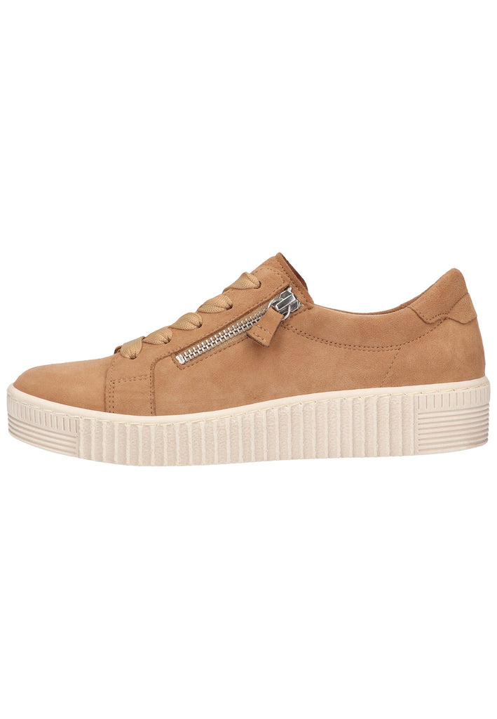 Gabor Sneaker Veloursleder Caramel - surf4shoes