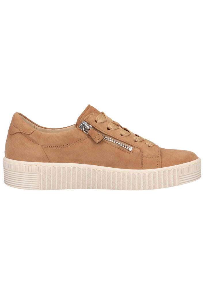 Gabor Sneaker Veloursleder Caramel - surf4shoes
