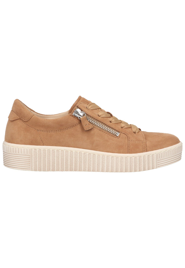 Gabor Sneaker Veloursleder Caramel - surf4shoes