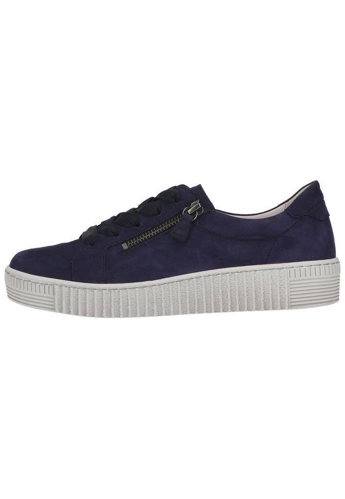 Gabor Sneaker Veloursleder Blau - surf4shoes