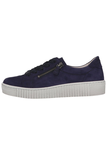 Gabor Sneaker Veloursleder Blau - surf4shoes