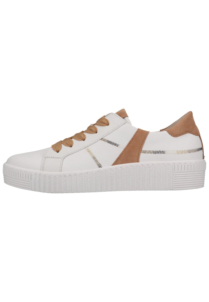 Gabor Sneaker Leder Weiß - surf4shoes