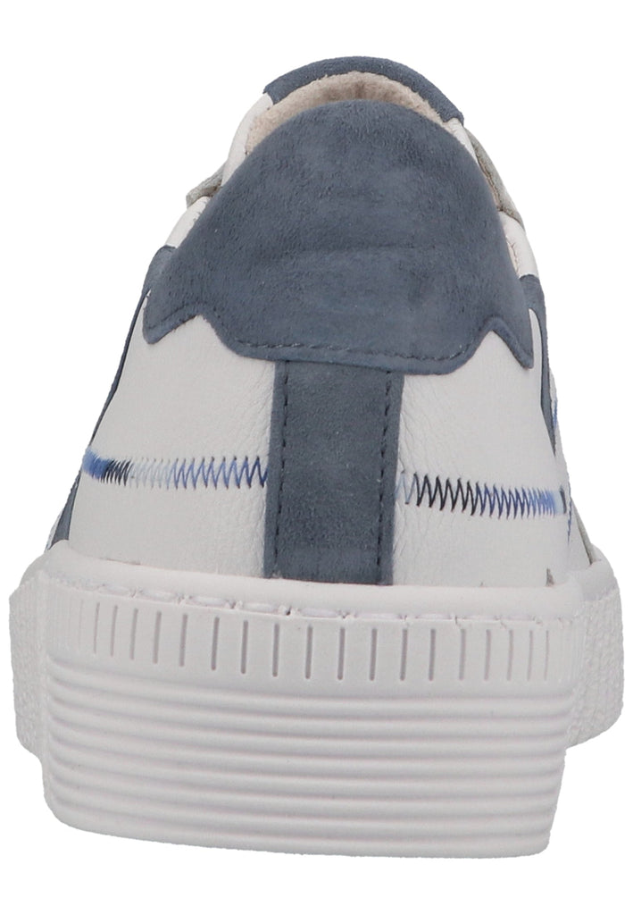 Gabor Sneaker Leder Weiß/Blau - surf4shoes