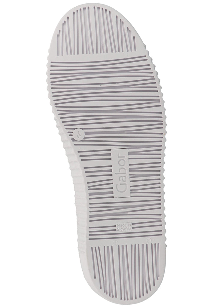 Gabor Sneaker Leder Weiß/Blau - surf4shoes