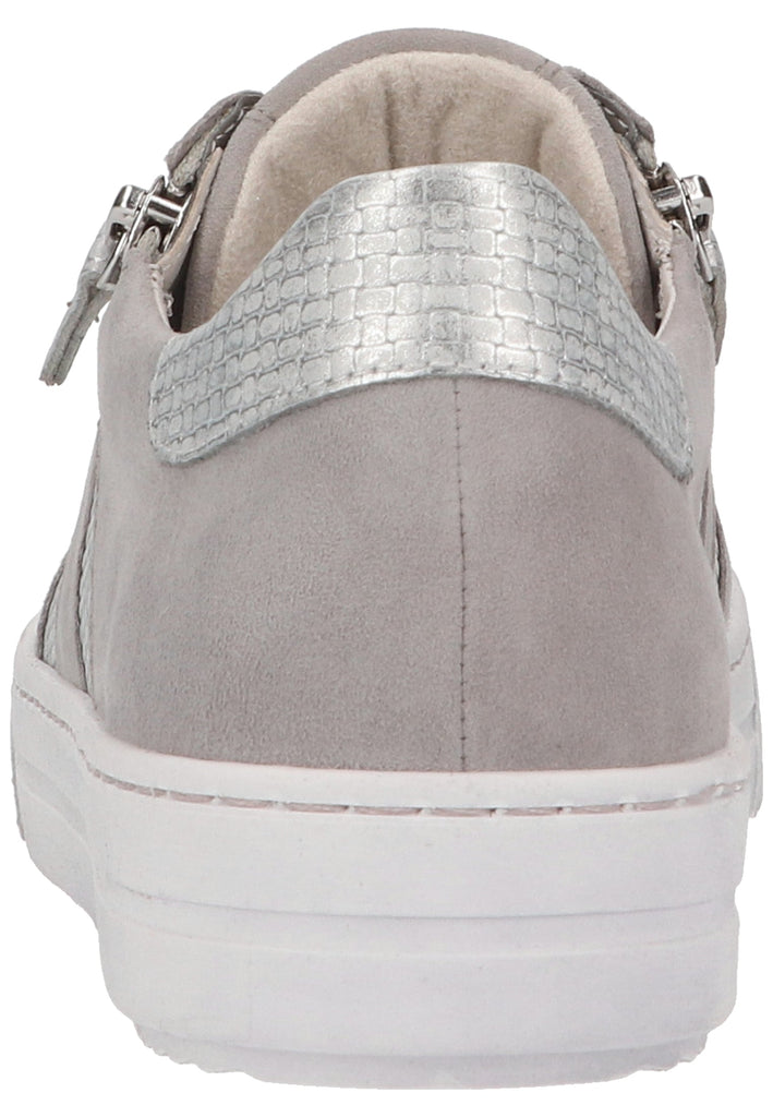Gabor Sneaker Veloursleder Grau/Silber - surf4shoes