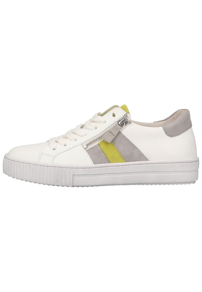 Gabor Sneaker Leder Weiß/Grau - surf4shoes