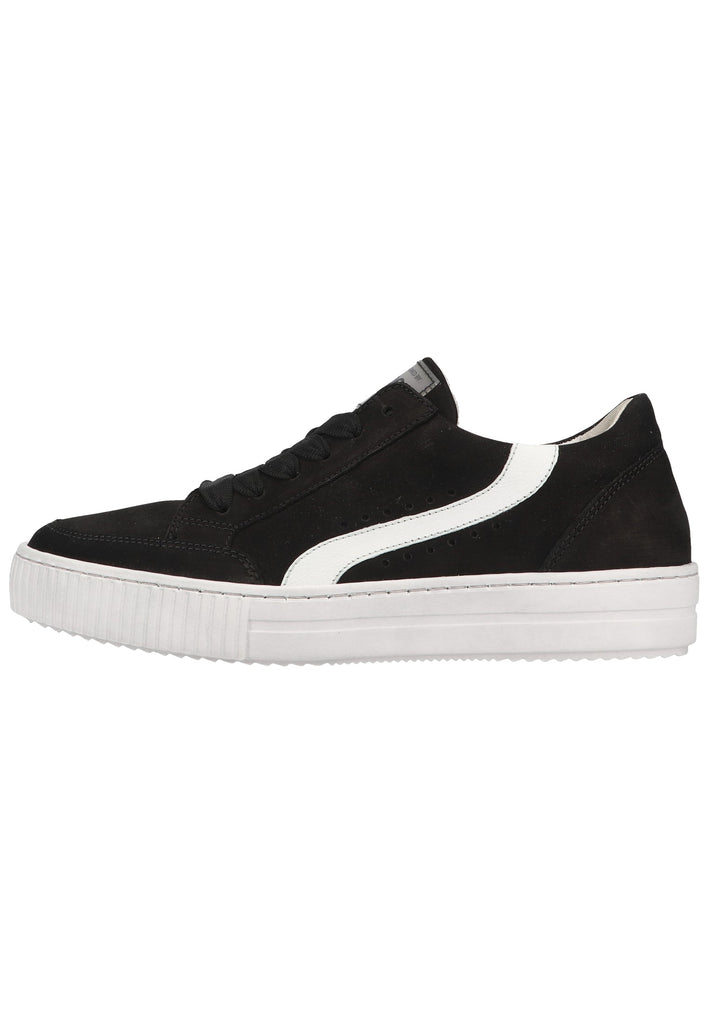 Gabor Sneaker Nubukleder Schwarz/Weiß - surf4shoes