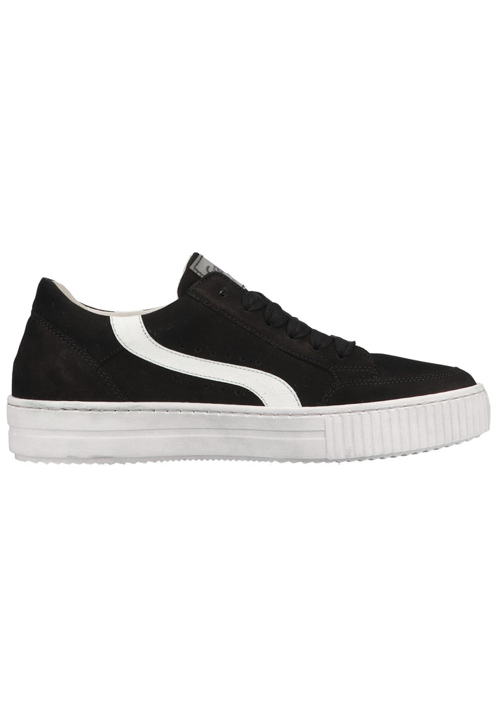 Gabor Sneaker Nubukleder Schwarz/Weiß - surf4shoes
