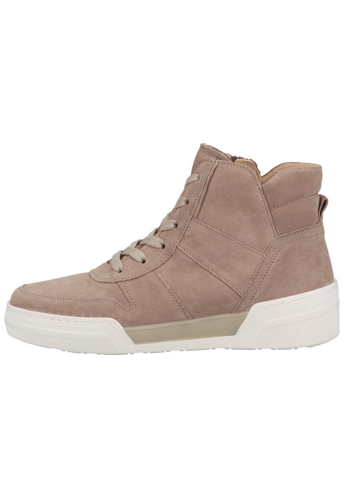 Gabor Stiefelette Veloursleder Beige - surf4shoes