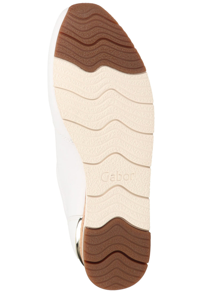 Gabor Sneaker Leder Weiß - surf4shoes