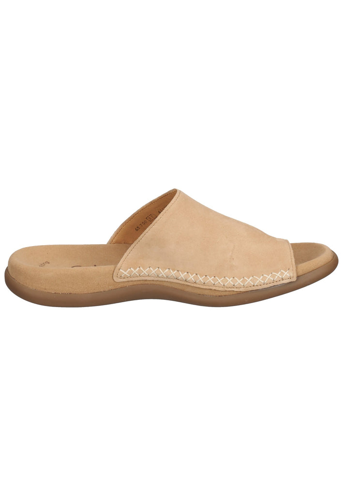 Gabor Zehensteg Veloursleder Caramel - surf4shoes