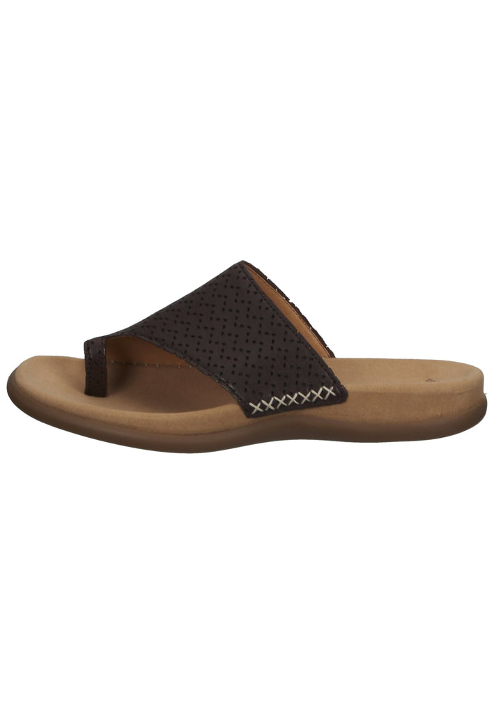 Gabor Zehensteg Nappaleder Mocca - surf4shoes