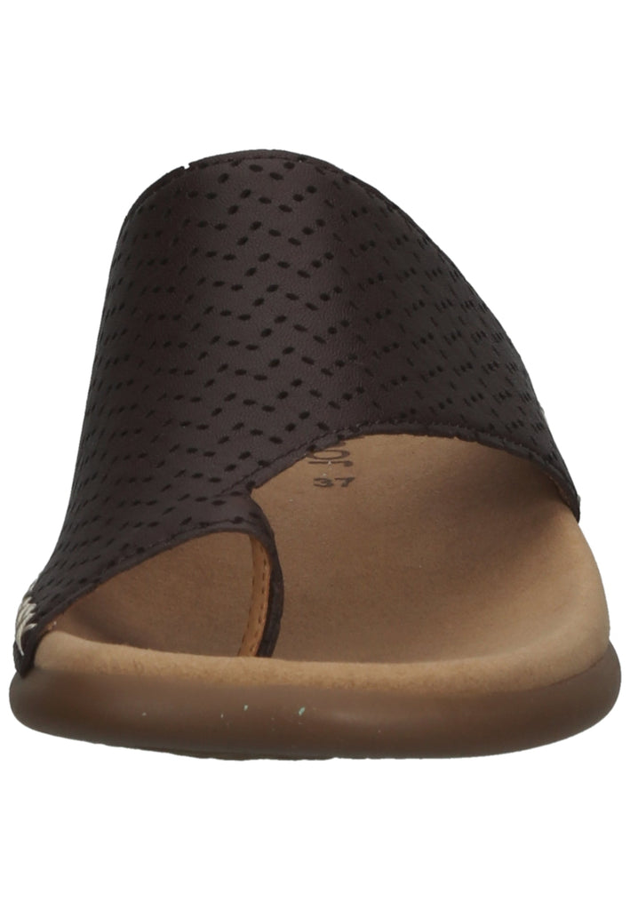 Gabor Zehensteg Nappaleder Mocca - surf4shoes