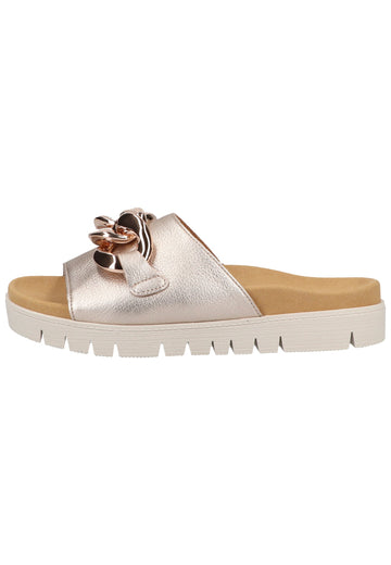 Gabor Pantoletten Leder Puder - surf4shoes