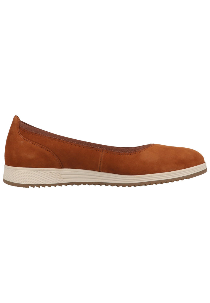 Gabor Ballerinas Nubukleder Brandy - surf4shoes