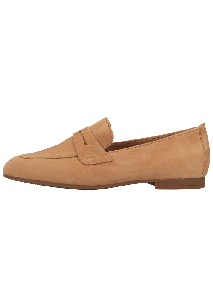 Gabor Slipper Veloursleder Caramel - surf4shoes