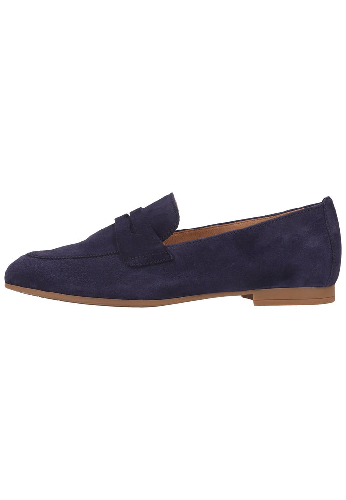 Gabor Slipper Veloursleder Blau - surf4shoes