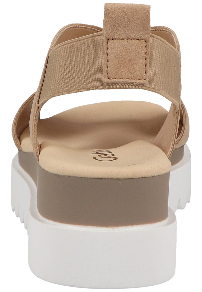 Gabor Sandalen Veloursleder/Textil Caramel - surf4shoes