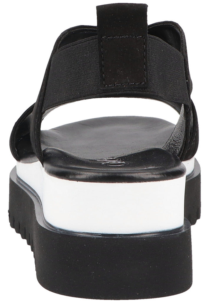 Gabor Sandalen Nubukleder/Textil Schwarz - surf4shoes