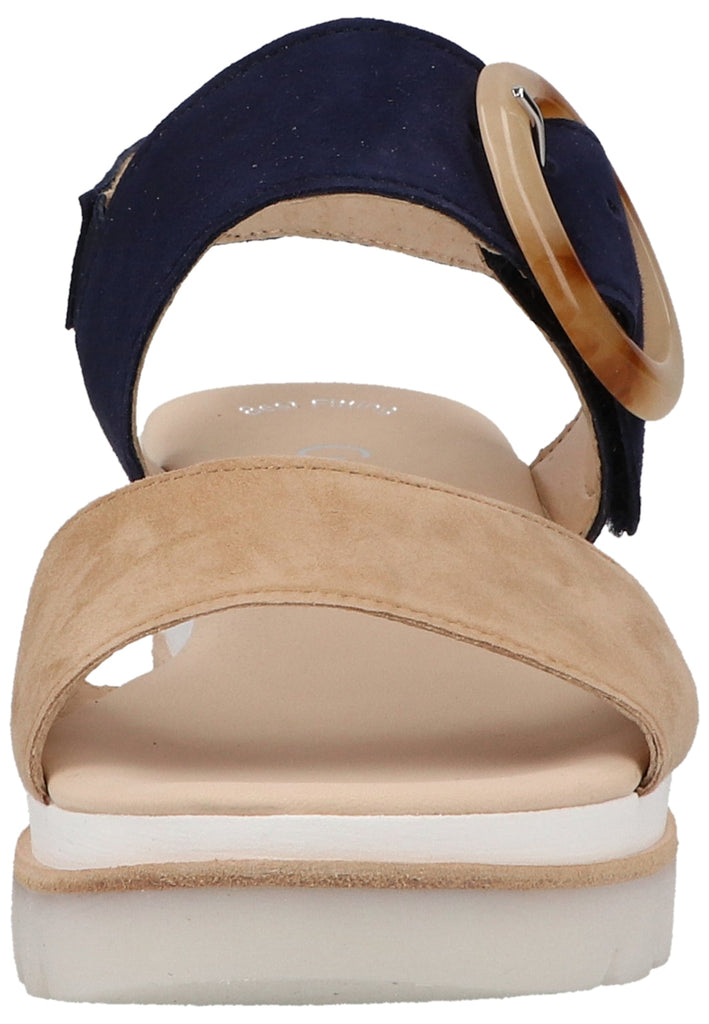 Gabor Sandalen Veloursleder Caramel - surf4shoes