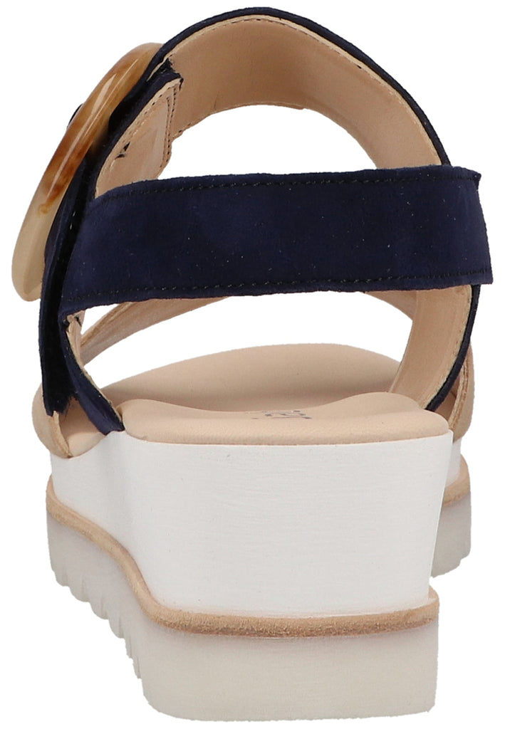 Gabor Sandalen Veloursleder Caramel - surf4shoes