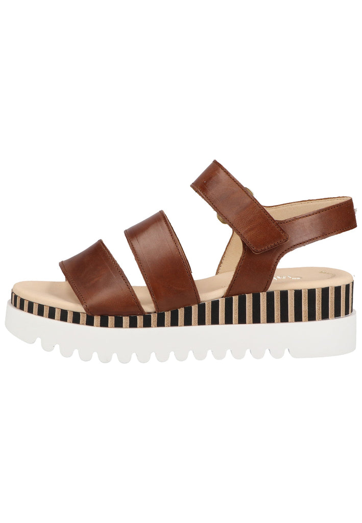 Gabor Sandalen Leder Braun - surf4shoes