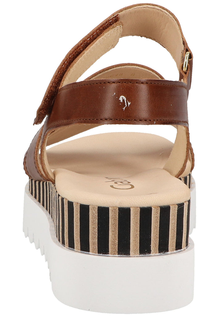 Gabor Sandalen Leder Braun - surf4shoes