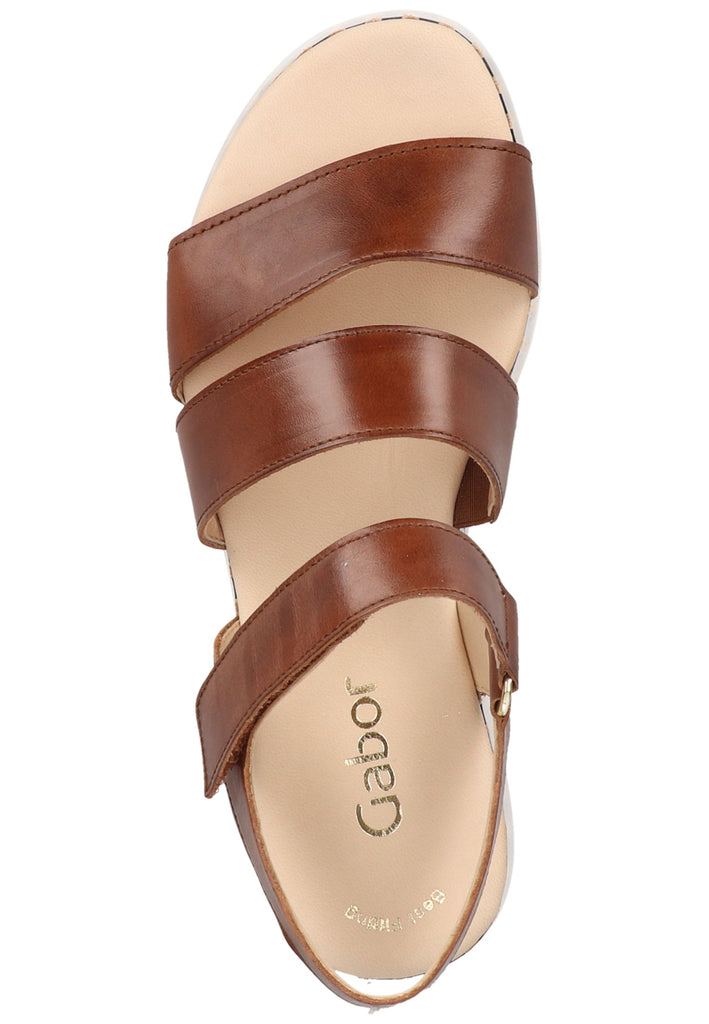 Gabor Sandalen Leder Braun - surf4shoes